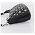 Jimmy Choo Accessory Pouch Leather Black Silver Auth 202164A Silvery - view 3