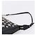 Jimmy Choo Accessory Pouch Leather Black Silver Auth 202164A Silvery - view 8