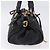 Chloé Borsa Chloe Paddington in pelle nera oro argento Auth ki6774M Nero D'oro - vista 5