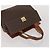 Céline Borsa a tracolla CELINE Macadam Canvas PVC Leather 5 Set Brown Auth BA13881 Marrone - vista 24