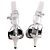 Isabel Marant Exotic Story silver leather heels Silvery - view 2