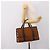 Borsa BURBERRY Nova Check Blue Label in lana marrone e oro autentica bs36933 D'oro - vista 19