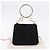 Borsa Salvatore Ferragamo in camoscio nero e oro Auth SW2667V - vista 12