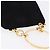 Borsa Salvatore Ferragamo in camoscio nero e oro Auth SW2667V - vista 6