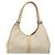 Bolsa de mão GUCCI Jackie Canvas Beige Silver 002 1067 Auth hk4065 Prata Bege - vista 2