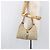 Bolsa de mão GUCCI Jackie Canvas Beige Silver 002 1067 Auth hk4065 Prata Bege - vista 26