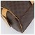 Céline Borsa a tracolla CELINE Macadam Canvas PVC Leather Brown Gold Auth 200988 Marrone D'oro - vista 16