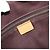 Céline Borsa a tracolla CELINE Macadam Canvas PVC Leather Brown Gold Auth 200988 Marrone D'oro - vista 19
