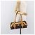 Céline Borsa a tracolla CELINE Macadam Canvas PVC Leather Brown Gold Auth 200988 Marrone D'oro - vista 25