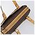 Céline Borsa a tracolla CELINE Macadam Canvas PVC Leather Brown Gold Auth 200988 Marrone D'oro - vista 6