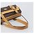 Céline Borsa a tracolla CELINE Macadam Canvas PVC Leather Brown Gold Auth 200988 Marrone D'oro - vista 7