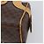 Céline Borsa a tracolla CELINE Macadam Canvas PVC Leather Brown Gold Auth 200988 Marrone D'oro - vista 9