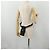 Borsello da vita CHANEL Travel Line in nylon nero e argento CC Auth 198646A - vista 24