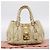 Borsa a mano Miu Miu in pelle 2way Beige Tono Oro Auth 167578A - vista 12