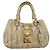 Borsa a mano Miu Miu in pelle 2way Beige Tono Oro Auth 167578A - vista 13