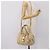 Borsa a mano Miu Miu in pelle 2way Beige Tono Oro Auth 167578A - vista 28