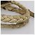 Borsa a mano Miu Miu in pelle 2way Beige Tono Oro Auth 167578A - vista 7