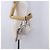 Borsa a mano CHANEL in pelle bianca e argento CC Auth 200073V Bianco - vista 22