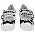 Chaussures de ballet Miu Miu Canvas 36.5 Black White Auth 199940M Noir Blanc - vue 2