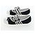 Chaussures de ballet Miu Miu Canvas 36.5 Black White Auth 199940M Noir Blanc - vue 4