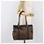 Borsa a catena Christian Dior Trotter Canvas PVC Romantic Brown Silver Auth 201909V Marrone Argento - vista 23