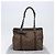 Borsa a catena Christian Dior Trotter Canvas PVC Romantic Brown Silver Auth 201909V Marrone Argento - vista 24