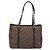 Borsa a catena Christian Dior Trotter Canvas PVC Romantic Brown Silver Auth 201909V Marrone Argento - vista 3