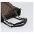 Borsa a catena Christian Dior Trotter Canvas PVC Romantic Brown Silver Auth 201909V Marrone Argento - vista 7