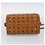 Borsa a mano MCM Vicetos PVC Pelle 2way Marrone Tono Oro Auth 200849 - vista 11