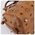 Borsa a mano MCM Vicetos PVC Pelle 2way Marrone Tono Oro Auth 200849 - vista 13