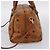 Borsa a mano MCM Vicetos PVC Pelle 2way Marrone Tono Oro Auth 200849 - vista 5