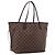 Borsa Tote LOUIS VUITTON Damier Ebene Neverfull MM N51105 LV Auth 199447