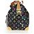 Borsa LOUIS VUITTON Monogram Multicolor Keepall 45 Nera M92640 Auth 196577SAV Nero - vista 5