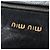 Borsa a mano Miu Miu con fiocco laterale in pelle 2way Nero Oro Auth am12564V D'oro - vista 20