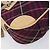 Borsa a tracolla BURBERRY Nova Check Blue Label in tela Bordeaux Argento Auth hk4042V Bordò - vista 14