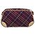 Borsa a tracolla BURBERRY Nova Check Blue Label in tela Bordeaux Argento Auth hk4042V Bordò - vista 2