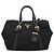Borsa a Mano PRADA Nylon Pelle 2way Nero Oro Auth 199485A D'oro - vista 13