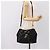 Borsa a Mano PRADA Nylon Pelle 2way Nero Oro Auth 199485A D'oro - vista 24