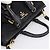 Borsa a Mano PRADA Nylon Pelle 2way Nero Oro Auth 199485A D'oro - vista 6