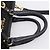 Borsa a Mano PRADA Nylon Pelle 2way Nero Oro Auth 199485A D'oro - vista 8