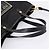 Borsa a Mano PRADA Nylon 2way Nero Tono Oro Auth 202114 - vista 7