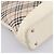 Borsa Tote BURBERRY Nova Check Canvas Ivory Silver Auth 201961 Argento Crudo - vista 15