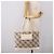 Borsa Tote BURBERRY Nova Check Canvas Ivory Silver Auth 201961 Argento Crudo - vista 27