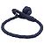 Bracciale BOTTEGA VENETA INTRECCIATO in pelle Navy Argento Auth BA15456V Blu navy - vista 3