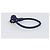 Bracciale BOTTEGA VENETA INTRECCIATO in pelle Navy Argento Auth BA15456V Blu navy - vista 4