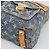 LOUIS VUITTON Monogram Denim Buggy PM Shoulder Bag Blue M95049 LV Auth 199468V - vista 14