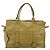 Borsa a mano BURBERRY in pelle Verde Oro Auth bs37013 D'oro - vista 13
