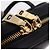 Pouch Miu Miu Beau in pelle nera e oro Auth 202103M Nero D'oro - vista 9