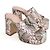 Mules Free Lance in pelle beige - vista 3