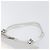 Borsa a mano FENDI Mamma Baguette in pelle argento Auth 199212SAV - vista 8